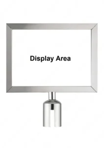 Sign Holder for Stanchion Posts A3/A4
