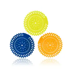 Sparkle Enzyme Urinal Screen – Eucalyptus (Blue) | Toilet Freshener, Deodorizer & Bad Odor Cleaner