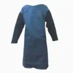 Polyester apron for industrial cleaning and hygiene, durable and professional workwear for sanitary services.
