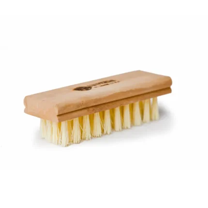 Soft bristle cleaning brush with wooden handle for effective hygiene and sanitation, suitable for industrial and commercial cleaning applications. Durable and eco-friendly cleaning tool.