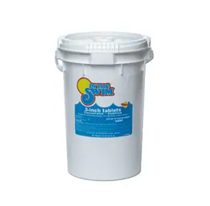 3-inch disinfectant tablets for pool sanitization from Beyond Hygiene Asia, ideal for maintaining clean and safe swimming pool environments.