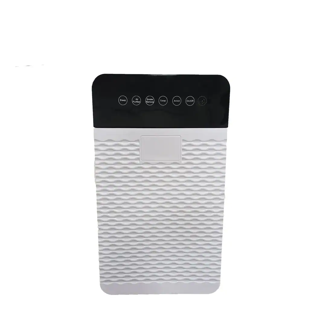 digital-air-purifier Air purifier device with control buttons on black panel, sleek modern design, ideal for enhancing hygiene and air quality in commercial and residential spaces in Asia.