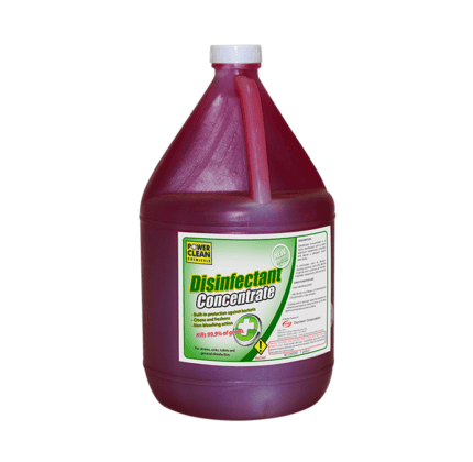 Disinfectant concentrate for industrial and commercial cleaning, effective against bacteria and germs, suitable for surfaces and disinfecting applications in hygiene solutions.