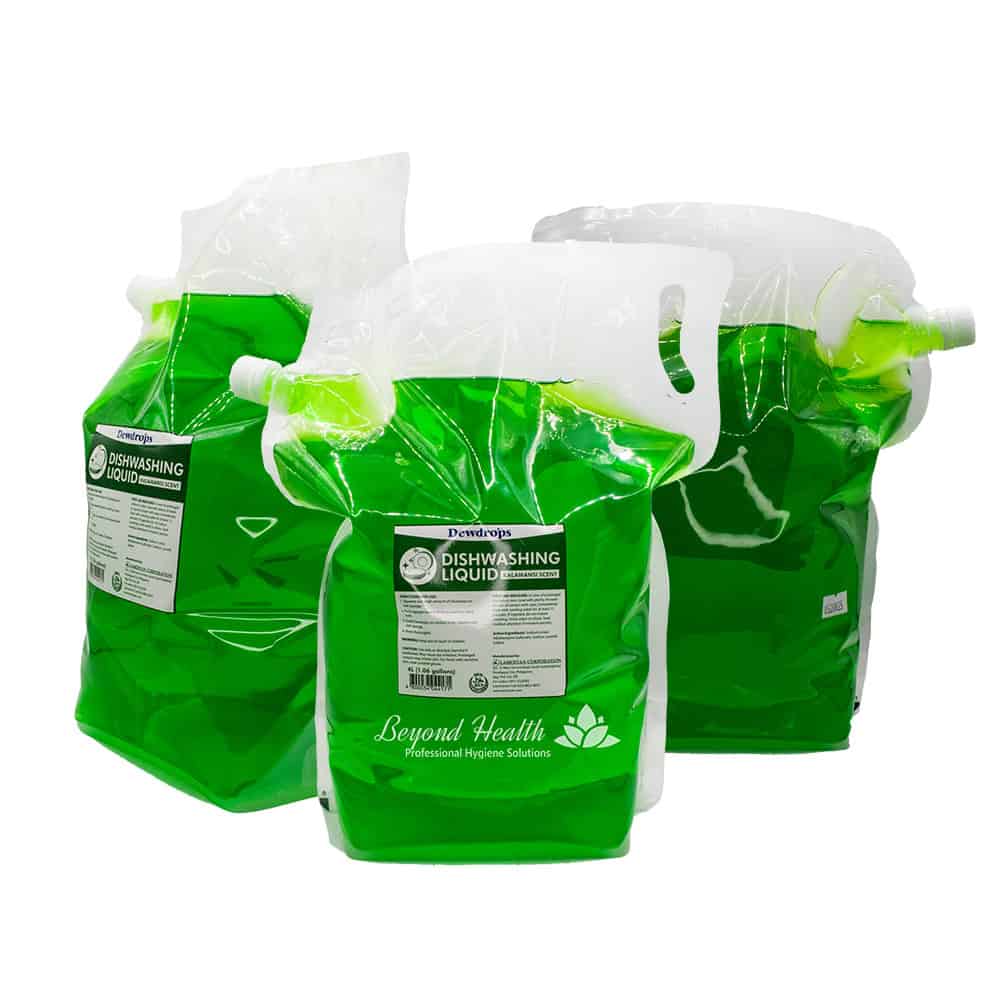 ginee_20240208174526851_6205093914.jpg Dewdrops Dishwahing Liquid 4L Pouch Kalamansi scent - Image 2