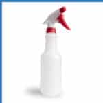 Spray bottle for cleaning and disinfecting, key hygiene supply for commercial and healthcare facilities in Asia.