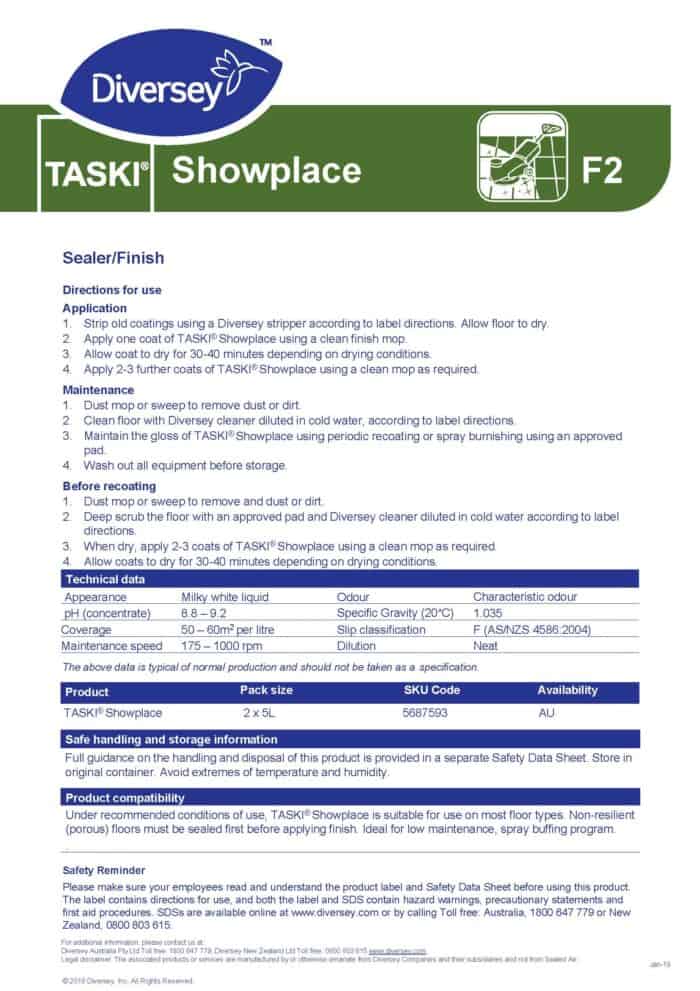 Diversey Taski Show Place 5L - Image 4