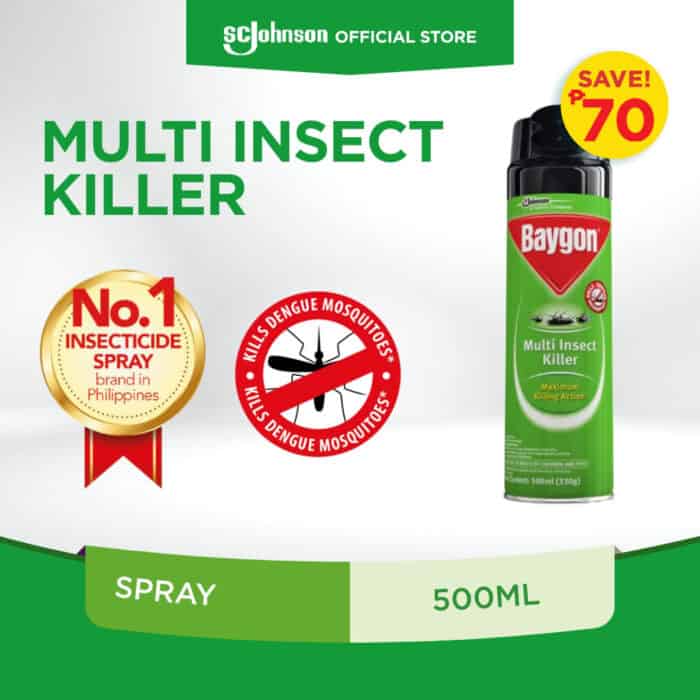 Insecticide spray container for mosquito, dengue, and insect control, 500ml.