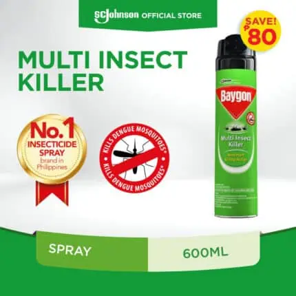 Effective multi-insect killer spray from Beyond Hygiene Asia, kills mosquitoes and dengue carriers, 600ml, trusted for pest control in households and commercial spaces.
