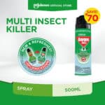 Multi insect killer spray by Beyond Hygiene Asia, effective mosquito and cockroach control, 500ml, odorless, fast-acting, ideal for home hygiene and pest management in Southeast Asia.