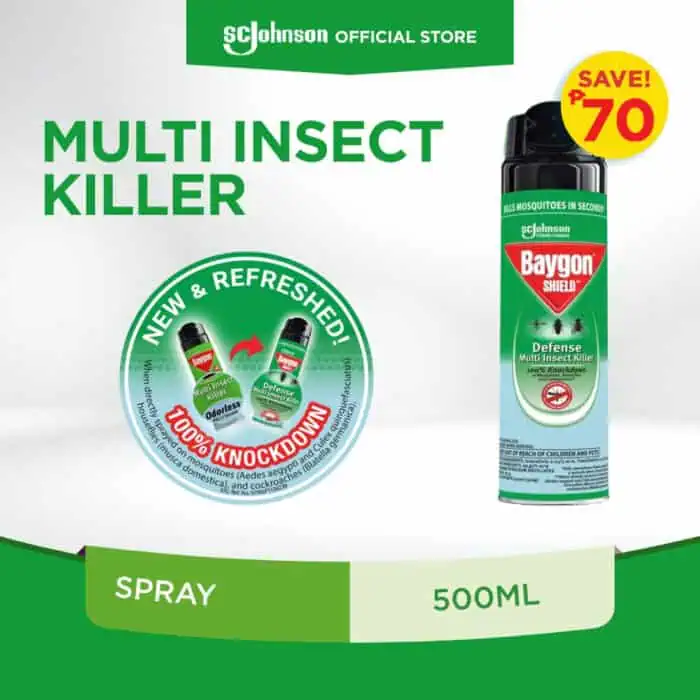 Multi insect killer spray by Beyond Hygiene Asia, effective mosquito and cockroach control, 500ml, odorless, fast-acting, ideal for home hygiene and pest management in Southeast Asia.