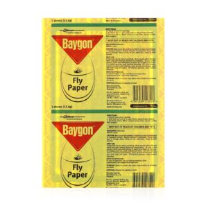 Fly paper for pest control, biodegradable and effective in trapping flies, ideal for commercial and household use, made by Beyond Hygiene Asia.