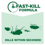 Kills bacteria and germs instantly with Fast-Kill Formula for effective hygiene and sanitation solutions. Suitable for various settings to ensure quick and reliable disinfection.