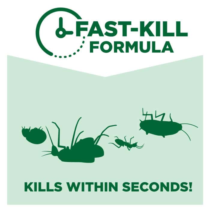 Kills bacteria and germs instantly with Fast-Kill Formula for effective hygiene and sanitation solutions. Suitable for various settings to ensure quick and reliable disinfection.