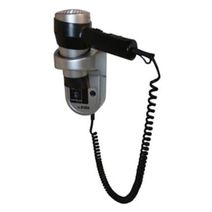 Microphone with attached speaker for hygiene and safety communication in Asian workplaces.
