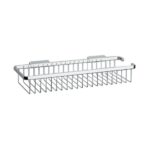 INDA Bathroom Accessories Baskets A4531H CR007 INDA Baskets Collection Hotellerie EDP Code 08190-00031 Article A4531H CR007 Description • Basket • Chrome Finish • Size (L x H x W) : 39 x 7 x 14 cm
