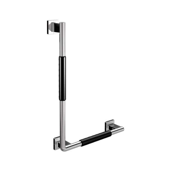 product_20180426-032128_5ae145b8b07f6 Adjustable safety grab bar for wall mounting, ideal for bathroom safety and accessibility modifications. Durable stainless steel with non-slip padding for secure support.