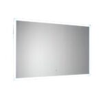 Clean, modern mirror with built-in LED lighting, ideal for bathroom or business environments, promoting hygiene and style in Asian markets.