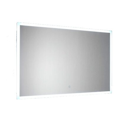 Clean, modern mirror with built-in LED lighting, ideal for bathroom or business environments, promoting hygiene and style in Asian markets.