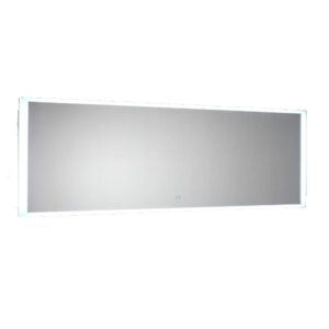 VANITA CASA Bathroom Accessories Mirror DTB 65180 8007 S VANITA CASA Mirror Collection Starlight EDP Code 10094-00046 Article DTB 65180 8007 S Description Starlight - Both Vertical / Horizontal Fixing 600 x 1800 mm Details : Thin Plexiglas edge illuminated by LEDs Defogger function (not available for mo. Ø600 mm Illuminated touch on/off sensor and color change switch Dual white temperature color 4000 or 6000K (Ø600 mm only 6000K 5 mm mirror thickness Safety film Backing 220V, CE, IP44 *Noted : The Mirror must be installed at least 15 cm from the wall or any object. Specifications Features • Thin Plexiglass edge illuminated by LEDs • Illuminated touch ON/OFF sensor and color change switch • 5mm mirror thickness • Defogger function • Safety film backing • 220V, CE, IP44 • Vertical / Horizontal Fixing • Size : 600H x 1800 mm * Dual White Temperature color 4000 or 6000K