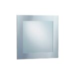 Mirror with a sleek, modern design for bathroom hygiene and cleanliness. Perfect for professional cleaning environments, characteristic of Beyond Hygiene Asia's sanitation supplies.