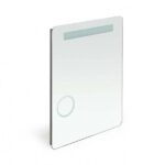 VANITA CASA Bathroom Accessories Mirror BRA 8060006S VANITA CASA Mirror Collection Lybra EDP Code 10094-00011 Article BRA 8060006S Description Backlit Led Mirror Details : Backlit LED lighting Mirror thickness : 5mm Backlit 3x magnifying backlit mirror Safety PVC filmbacking Rounded Corners Infrared sensor with dimmer option Defogger function with red light on/off switch, 220V, CE, IP44 Optional : Bluetooth with Vibration Speaker Size : 800 x 600 mm Specifications Features • Backlit LED lighting • Infrared sensor • 5mm mirror thickness • Backlit 3X magnifying mirror with 3000K or 6000K • Dual White Lighting with two-way switch • Safety film backing • Defogger Function with red light ON / OFF switch • LED temperature color 6000K • 220V, CE, IP44 • Rounded Corners • Size : 800H x 600 mm x Ø 120 mm