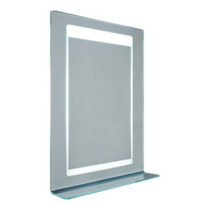 LED illuminated advertising display stand for product promotion and marketing.