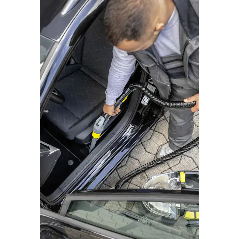 PUZZI 8/1 *EU Vacuum cleaning service for car interior at Beyond Hygiene Asia, professional vehicle hygiene maintenance, ensuring a clean and sanitized car environment for customers and clients, Asia-based cleaning experts.
