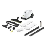 High-efficiency carpet cleaning machine with multiple attachments, ideal for professional hygiene and sanitation services in Asia.