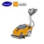 Diversey TASKI cleaning machine, commercial floor scrubber for hygiene and sanitation, used in healthcare, hospitality, and industrial cleaning.