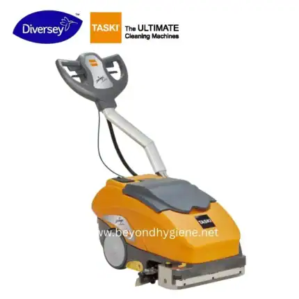 Diversey TASKI Ultimate cleaning machine for commercial and industrial floor sanitation, featuring advanced technology and efficiency for hygiene environments.