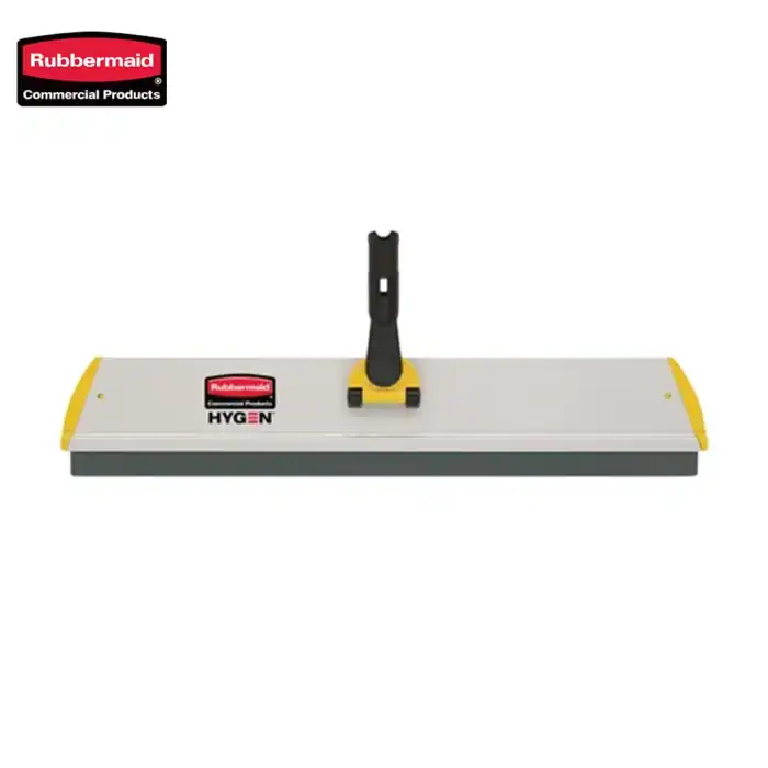 Rubbermaid Hygienic Squeegee for commercial cleaning, durable rubber blade and ergonomic handle for effective surface and floor cleaning in hygiene-sensitive environments.