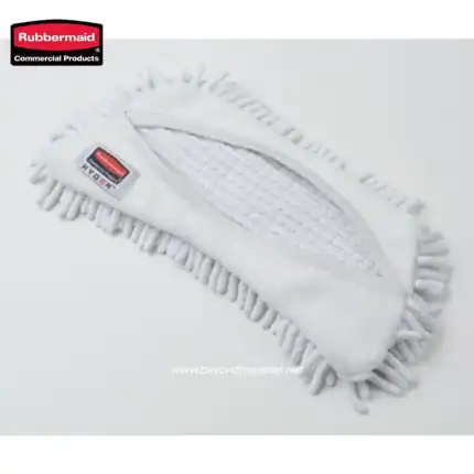 Microfiber cleaning mop head for industrial and commercial cleaning, featuring durable absorbent fibers for effective sanitation. Suitable for healthcare, hospitality, and janitorial cleaning services.