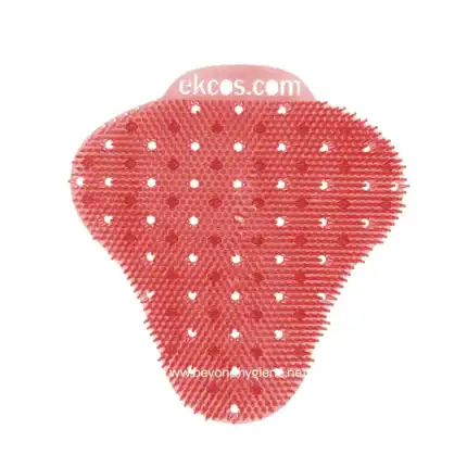 Flexible silicone bath scrubber with textured surface for gentle exfoliation, hygiene, and skincare; ideal for personal cleanliness and bathroom accessories.