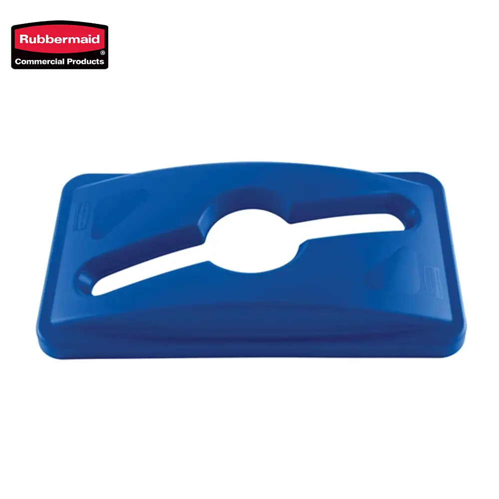1 Rubbermaid commercial cleaning tool, blue plastic floor scraper, durable and ergonomic for efficient surface cleaning and maintenance.