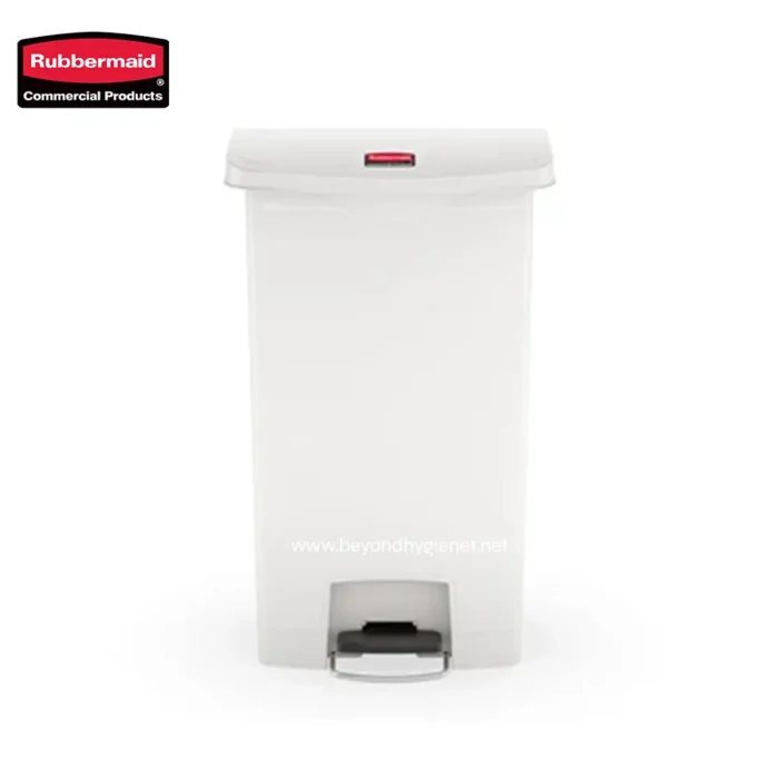 Rubbermaid commercial step trash can for hygiene & waste management in Asia.