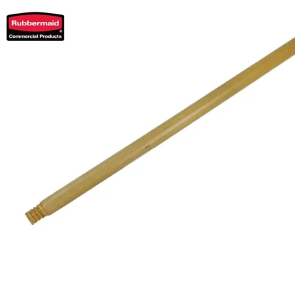 Wooden cleaning stick for sanitation and hygiene purposes, used in commercial and industrial cleaning applications. Durable and eco-friendly cleaning tool from Rubbermaid.