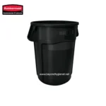 Rubbermaid commercial waste bin for hygienic waste disposal in Asian cleaning facilities.