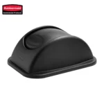 WASTEBASKET LID MEDIUM 28 QT BLACK