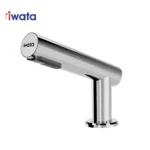 Towel dispenser, stainless steel bathroom towel dispenser for hygienic hand drying, sleek paper towel unit, durable and modern hand towel holder for commercial and public restrooms.
