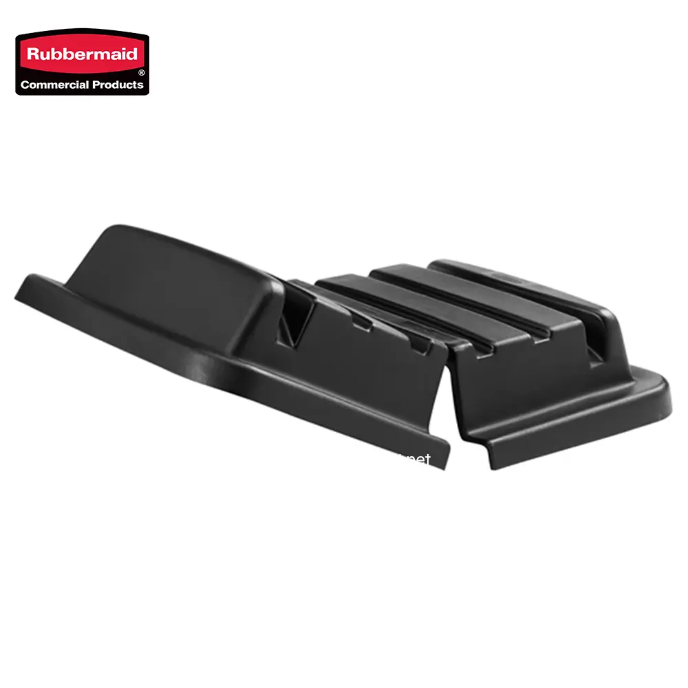 1 Rubbermaid commercial product paper towel dispenser black modern office bathroom hygiene sanitation accessories.