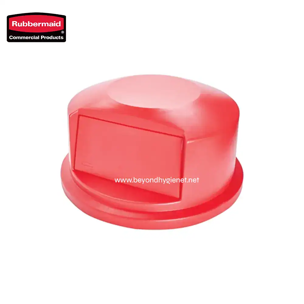1 Rubbermaid commercial soap dispenser pump for hygienic hand cleaning and sanitation.