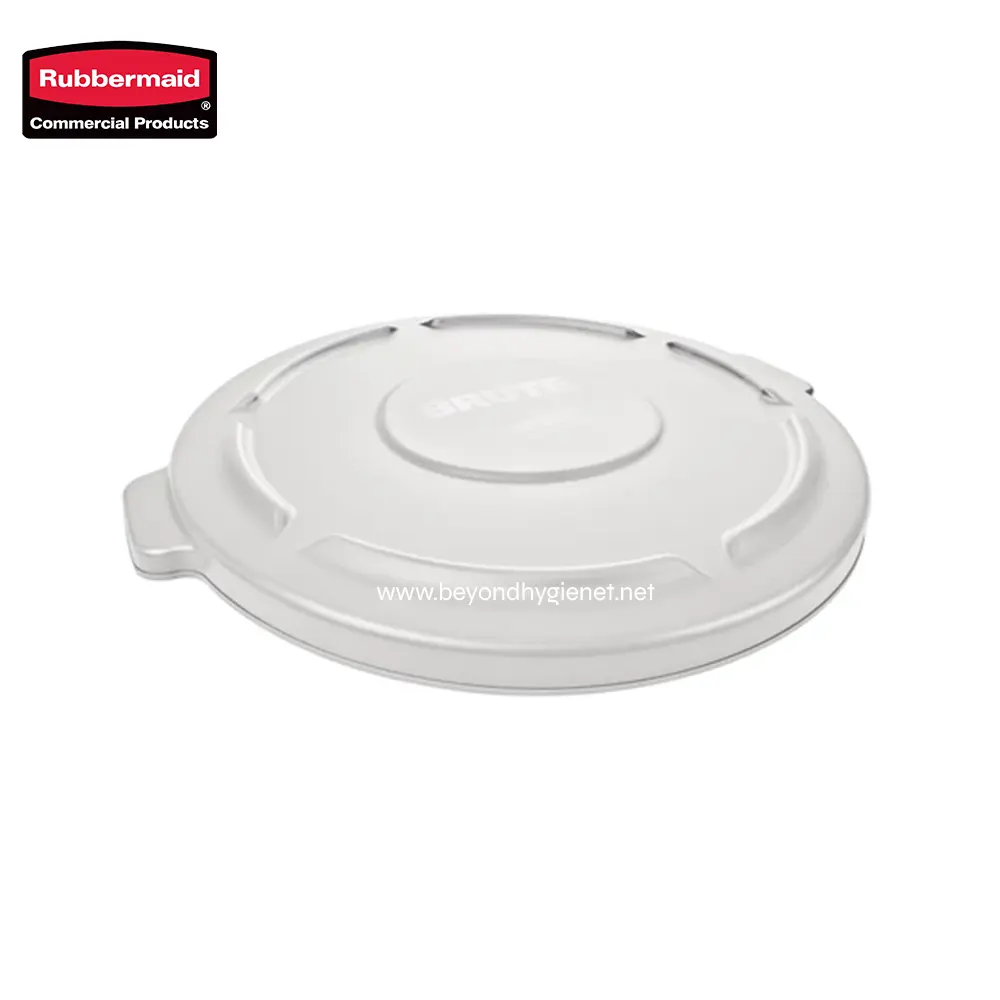1 Rubbermaid commercial product sanitary drain cover for hygiene and waste management.