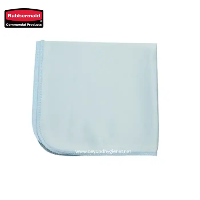 EXECUTIVE SERIES™ HYGEN™ 16" X 16" GLASS MICROFIBER CLOTH, 12 PACK, BLUE