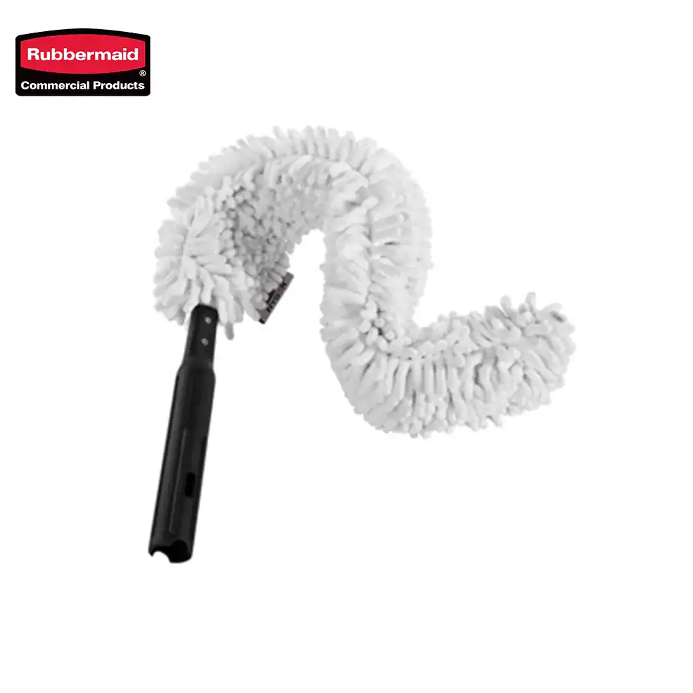 1 Microfiber cleaning duster with extendable handle for efficient dust removal, suitable for commercial cleaning and professional hygiene maintenance in Asia.