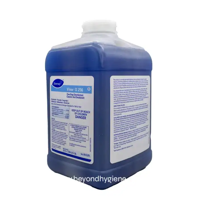 Virux II 256 disinfectant cleaner and deodorant for healthcare, hospitality, and commercial use, offered by Beyond Hygiene Asia.