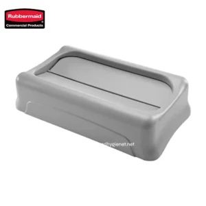 Rubbermaid commercial soap dish, durable and hygienic bathroom or kitchen accessory, ideal for organizing soap or sanitizer.