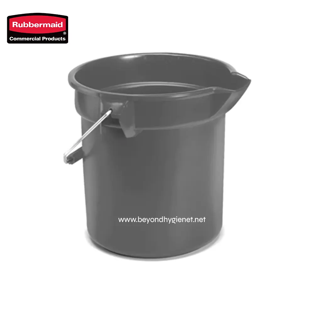 2 Rubbermaid commercial waste bin, grey plastic trash can for commercial cleaning, durable waste container for hygiene and sanitation, beyond hygiene asia cleaning supplies.