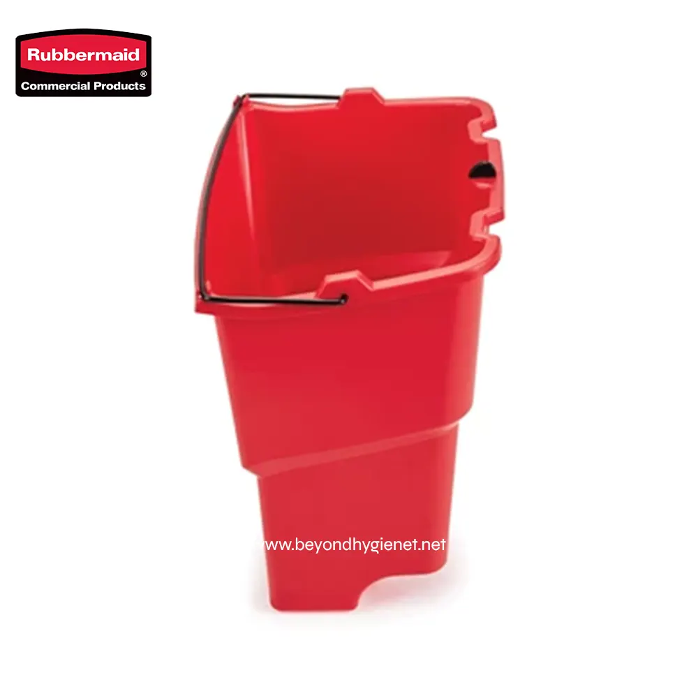 2 Rubbermaid red soap dispenser for commercial cleaning and hygiene maintenance in Asia.