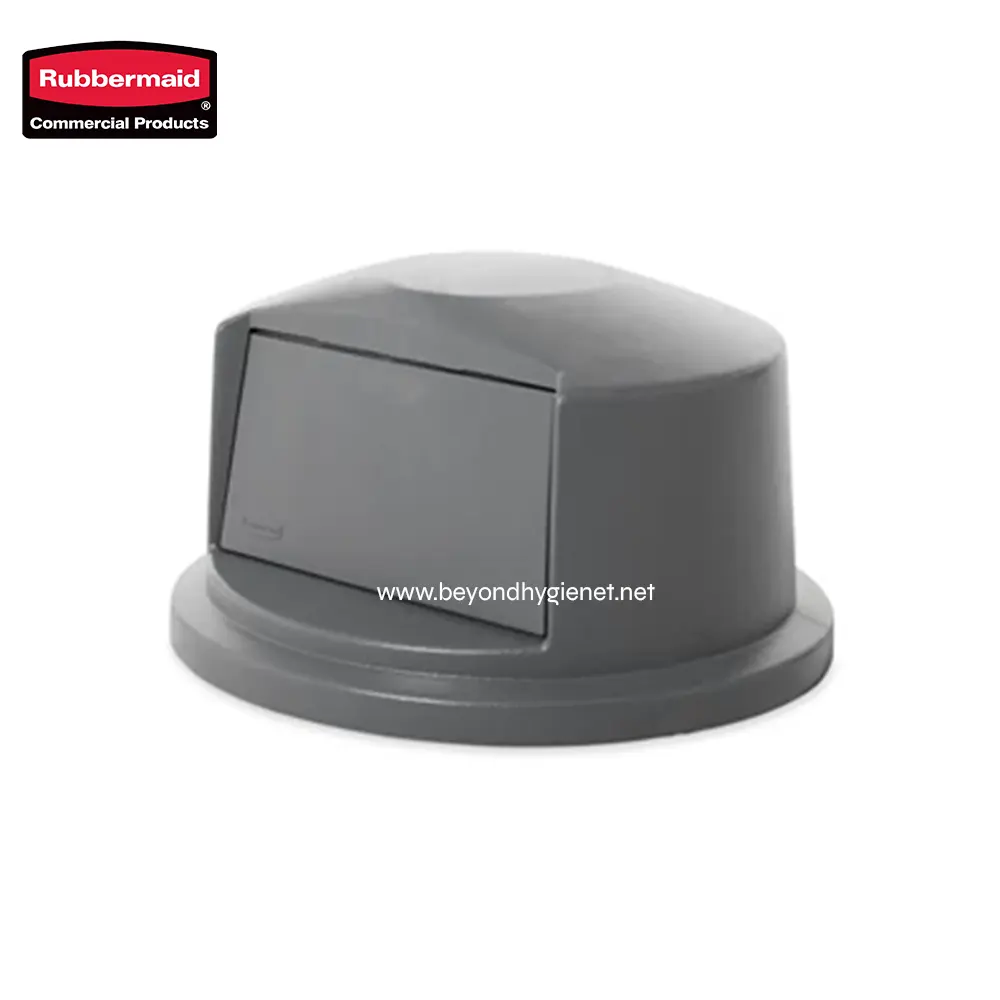 2 Rubbermaid commercial paper towel dispenser mounted on a countertop for hygienic hand drying solutions.