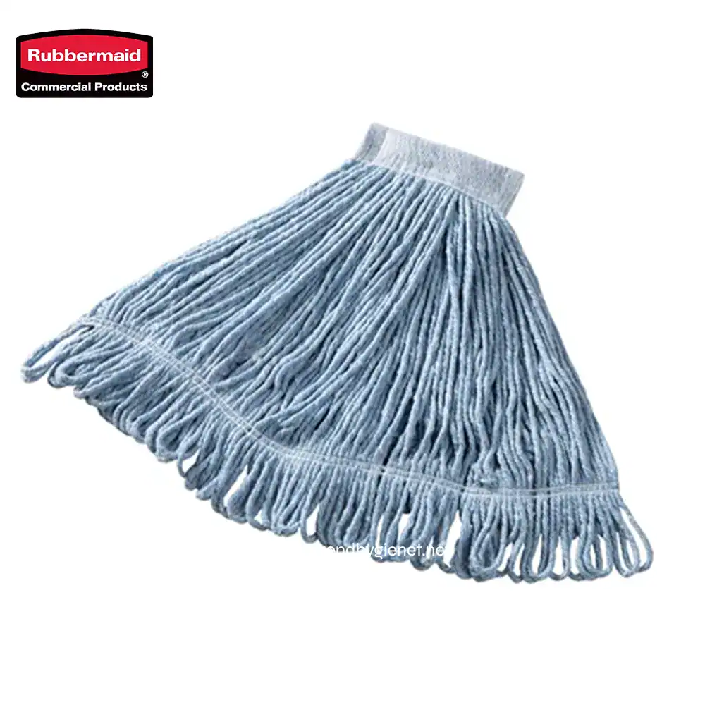2 Microfiber cleaning mop head for commercial sanitation and janitorial cleaning services.